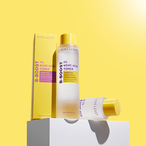 NINE LESS B-boost 1% kojic acid toner targeted dark spot & pigmentation تونر الكوجك اسد من ناين ليس
