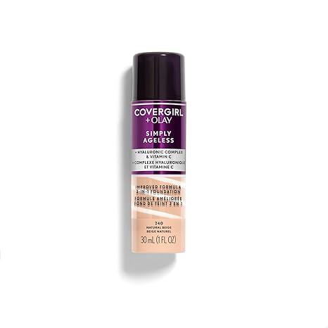 COVERGIRL + OLAY simply ageless 3 in 1 foundation كريم اساس ثلاثة في واحد من كفر كرل و اولاي