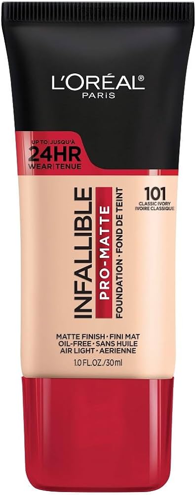 LOREAL infallible pro matt 24 hr foundation  كريم اساس مات من  لوريال