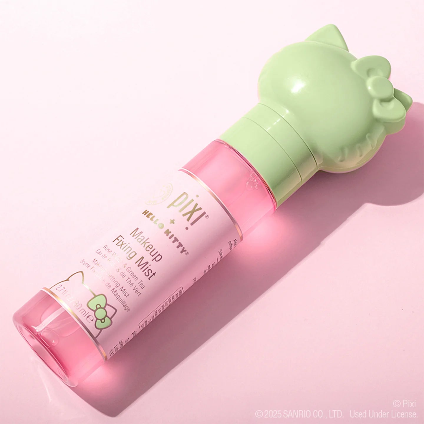 PIXI Hello Kitty Makeup Fixing Mist Rose Water & Green Tea مست مثبت للمكياج من بيكسي