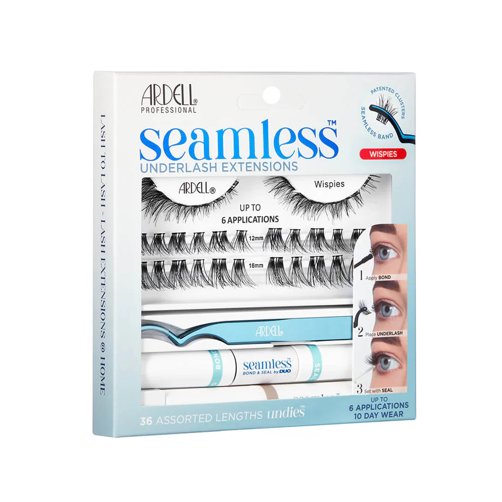 ARDELL Seamless Underlash Extensions Wispies 36 Assorted Lengths Package رموش صناعية اكستنشن من ارديل