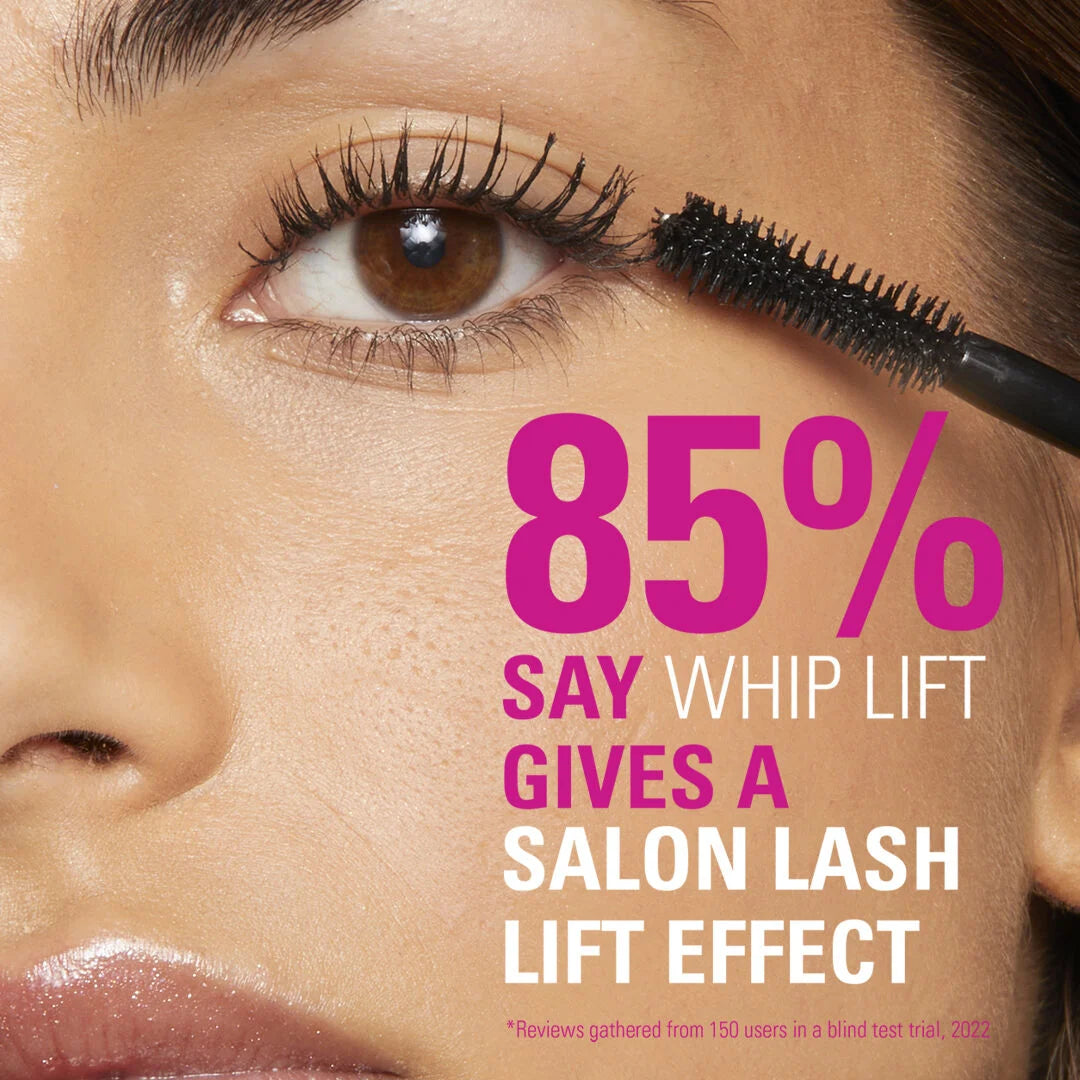 REVOLUTION 5D Whip Lift Effect Maximum Hold Mascara Ultra Black ماسكارا رفع الرموش خماسية الابعاد من ريفليوشن