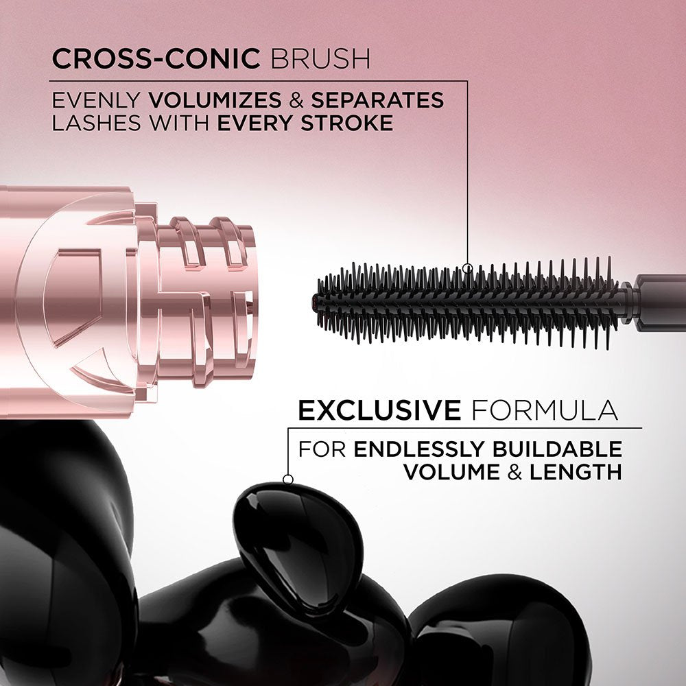 LOREAL PARIS Washable Paradise Big Deal Mascara black brown ماسكاراحجم وكثافة قابلة للبناء بلا حدود لوريال باريس