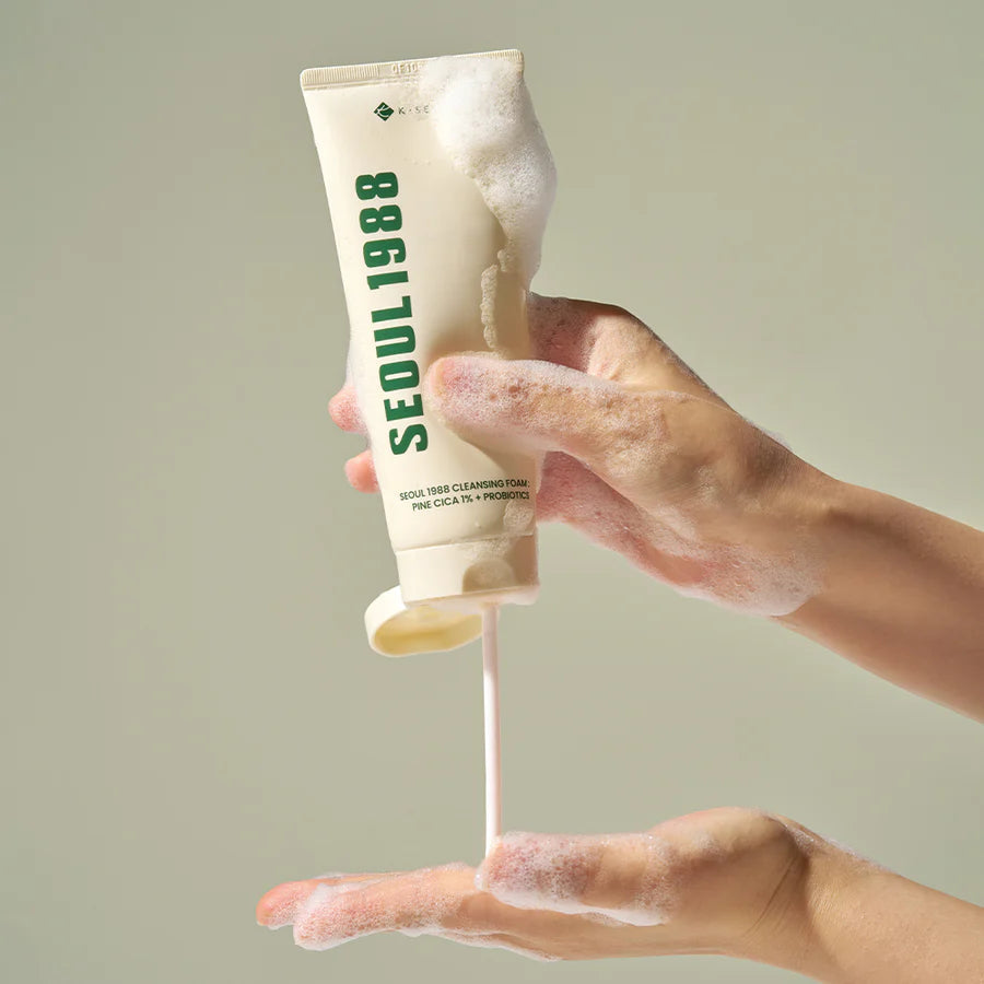 K SECRET SEOUL 1988 cleansing foam pine cica 1% probiotics غسول البشرة الرغوي من كي سيكرت