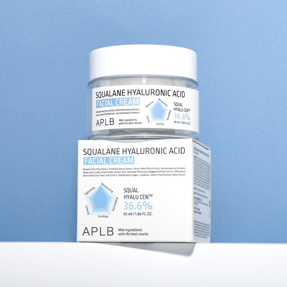 APLB squalene hyaluronic acid facial cream 36.6% كريم البشرة بالهايلرونك اسد