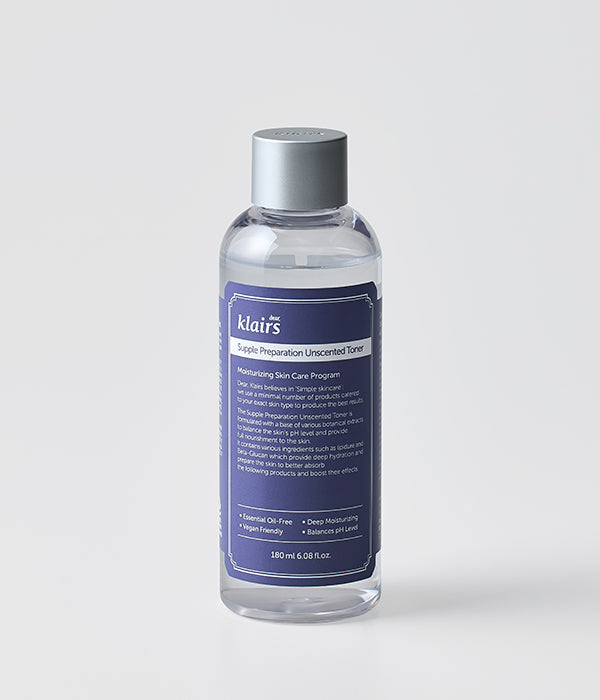 DEAR KLAIRS supple preparation unscented toner تونر البشرة الحساسة الكوري من دير كليرز