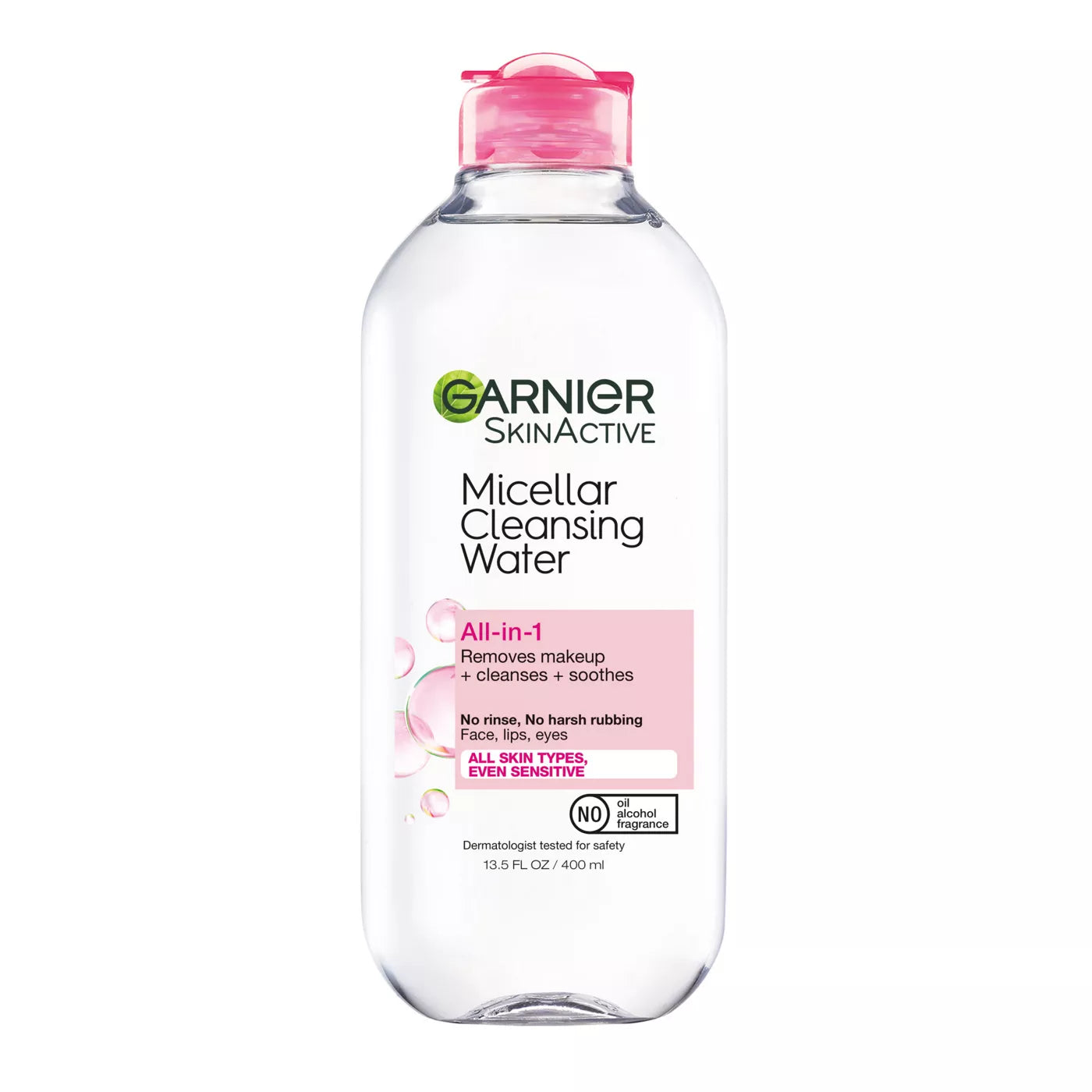 GARNIER Skin Active Micellar Cleansing Water All In 1 Cleanses + Removes Makeup + Soothes  غارنيه ماء ميسيلار المنظف الكل في واحد