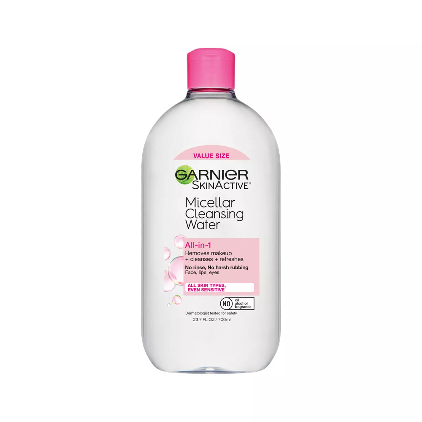 GARNIER Skin Active Micellar Cleansing Water All In 1 Cleanses + Removes Makeup + Soothes غارنييه ماء ميسلار لتنظيف البشرة وازالة المكياج وتهدئتها