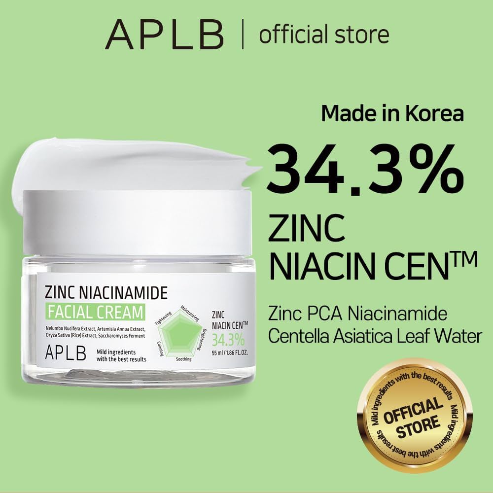 APLB Zinc Niacinamide Facial Cream 34.3% كريم الزنك نياسينمايد