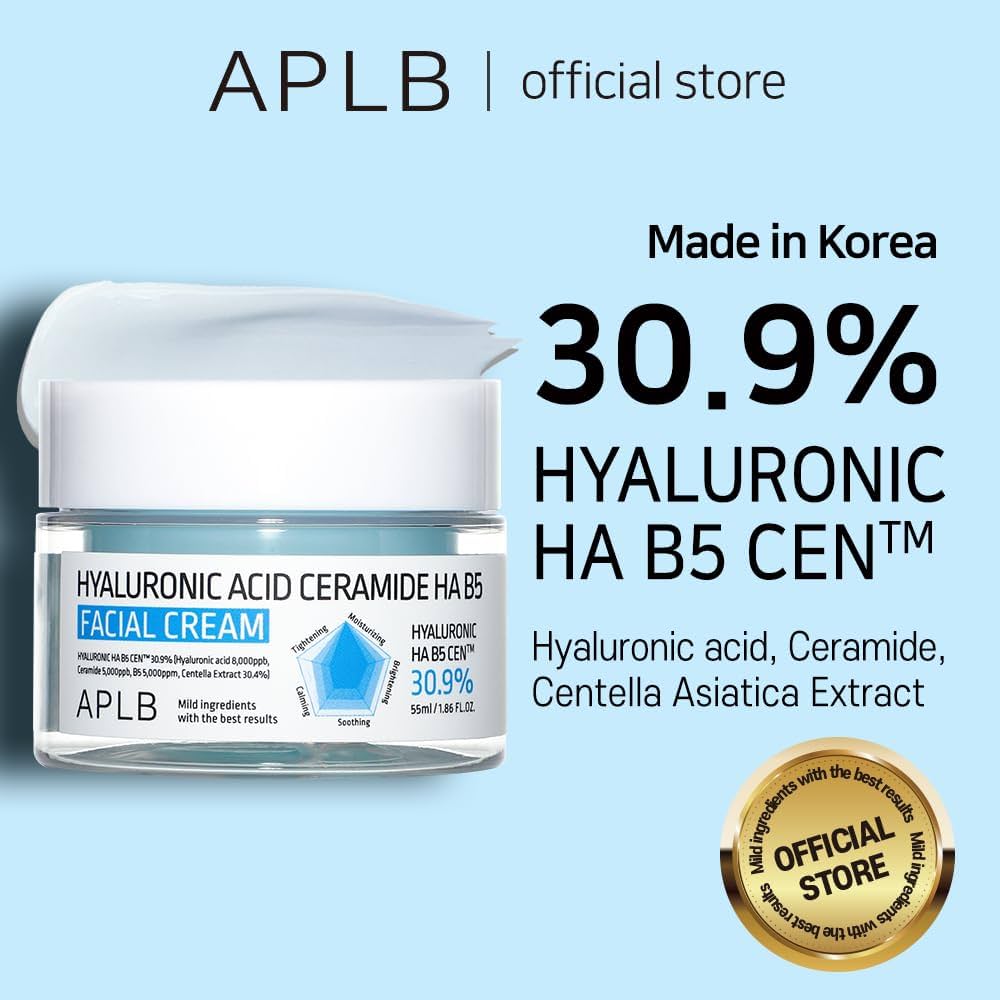 APLB Hyaluronic Acid Ceramide Ha B5 Facial Cream 30.9% كريم الهايلرونك اسد والسيراميد