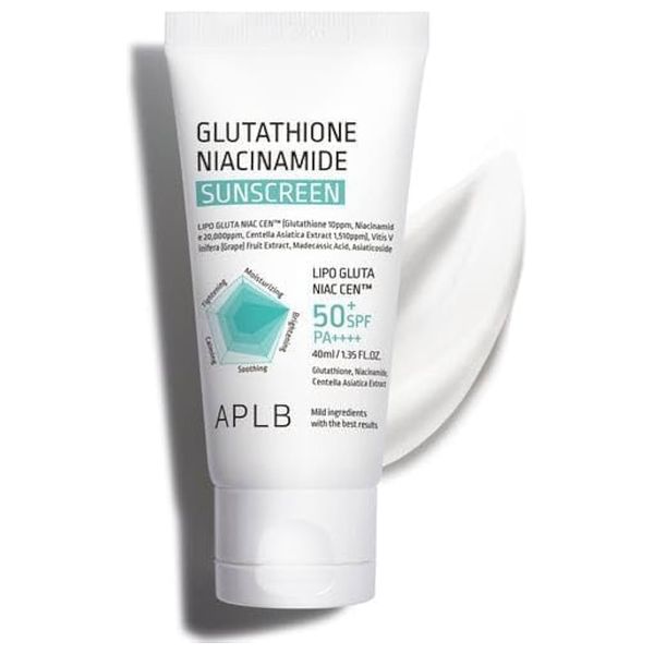APLB Glutathione Niacinamide Sunscreen واقي الشمس بالنياسينمايد و الكلوتاثيون من البا