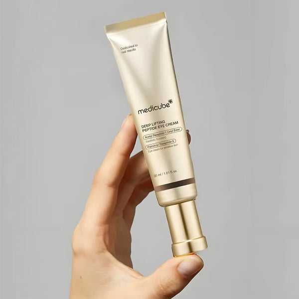 MEDICUBE DEEP LIFTING PEPTIDE EYE CREAM  كريم العين بالببتيدات من ميدكيوب