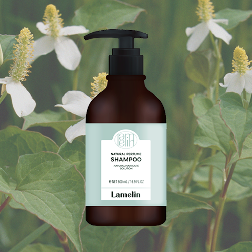 LAMELIN Ntural Perfume Shampoo Natural Hair Care Solution شامبو الشعر من لاملين