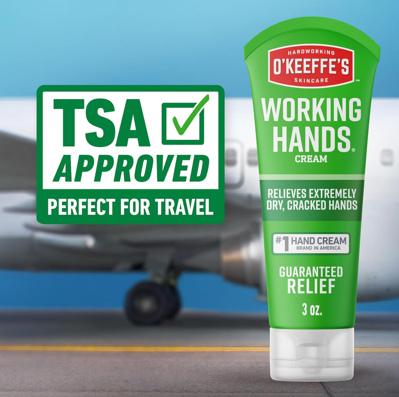 O'Keeffe's WORKING HANDS Relieves extremely Dry Cracked hand Hand Cream  مرطب اليدين الجافة المتشققة من اوكيفز