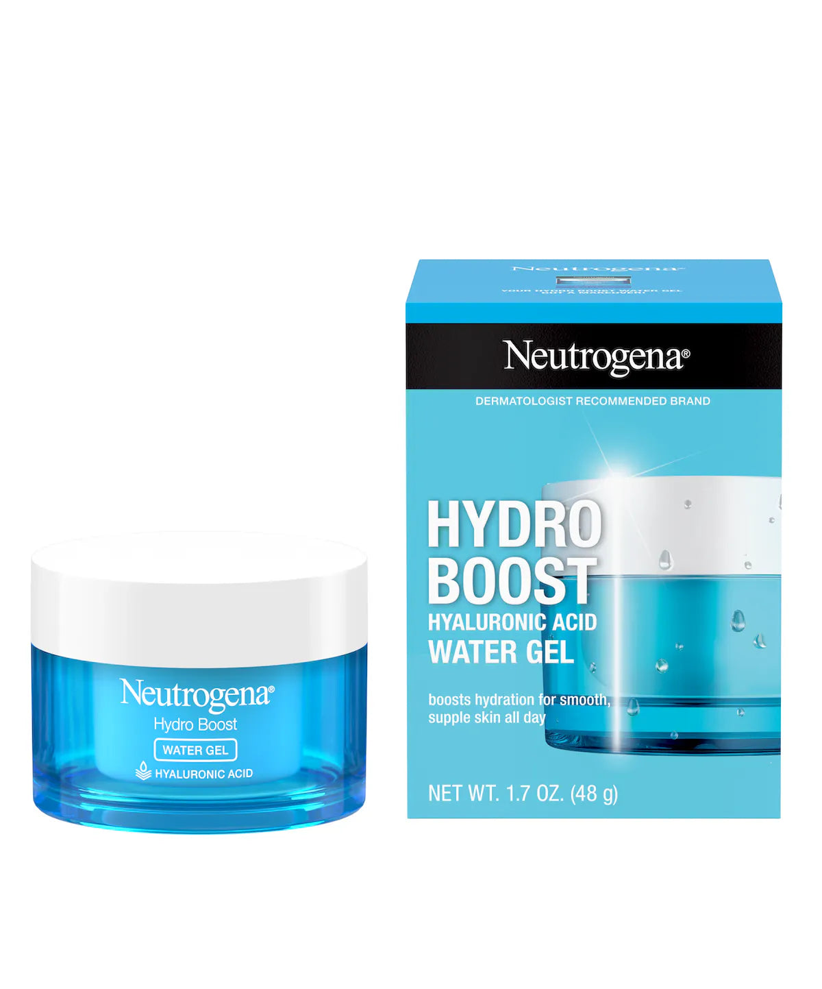 Neutrogena hydro boost water gel boost hydration for smooth supple skin all day مرطب الوجه من نيوتروجينا رقم 1 الأكثر مبيعًا في الولايات المتحدة
