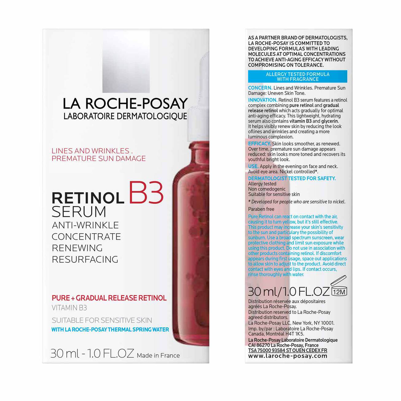 LA ROCHE POSAY Retinol B3 Serum Anti Wrinkle سيروم الريتينول النقي + فيتامين  من لاروش بوزيه