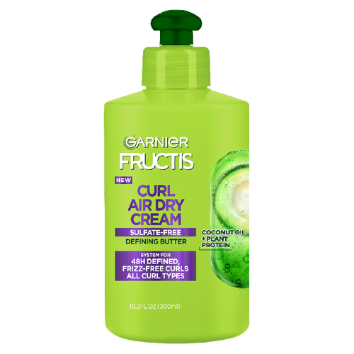 Garnier Fructis Curl Nourish Sulfate Free Air Dry Butter Cream Leave In Cream كريم الزبدة لترطيب وتصفيف الشعر من كارنييه