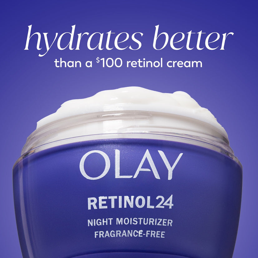 Olay Retinol 24 Night Moisturizer كريم أولاي ريتينول 24 الليلي لترطيب وتجديد البشرة
