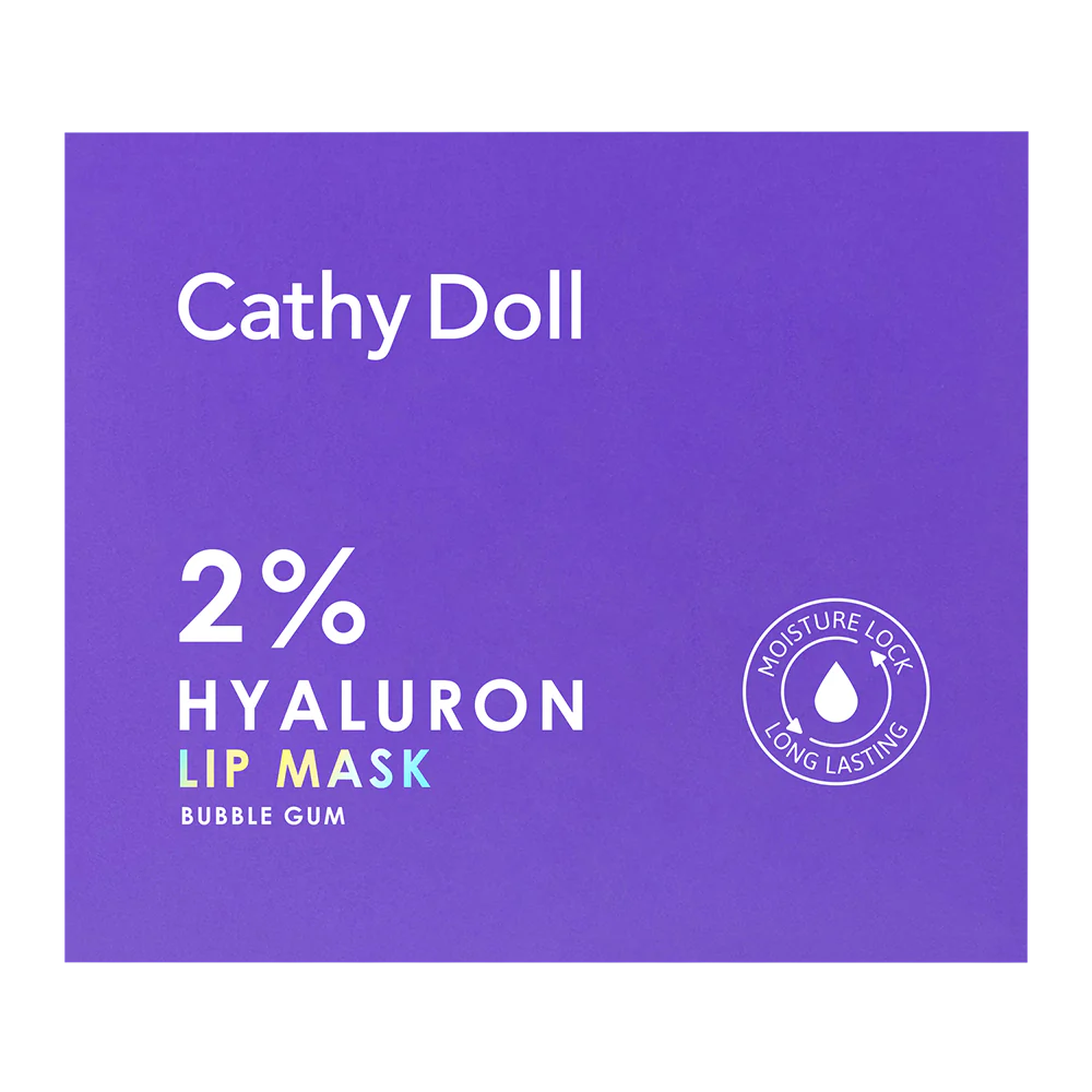 CATHY DOLL 2% Hyaluron Lip Mask Purple  ماسك الشفاه بالهايلرونك اسد من كاثي دول