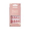 KISS Bare But Better True Nude Nail Shades Sculpted Nail Glue Included 28 Nails اظافر صناعية