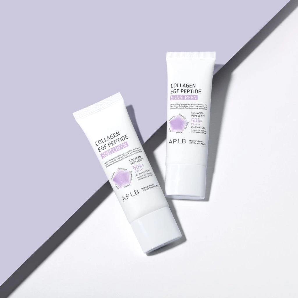 APLB collagen egf peptide Sunscreen 50% واقي الشمس بالكولاجين والببتيدات من البا