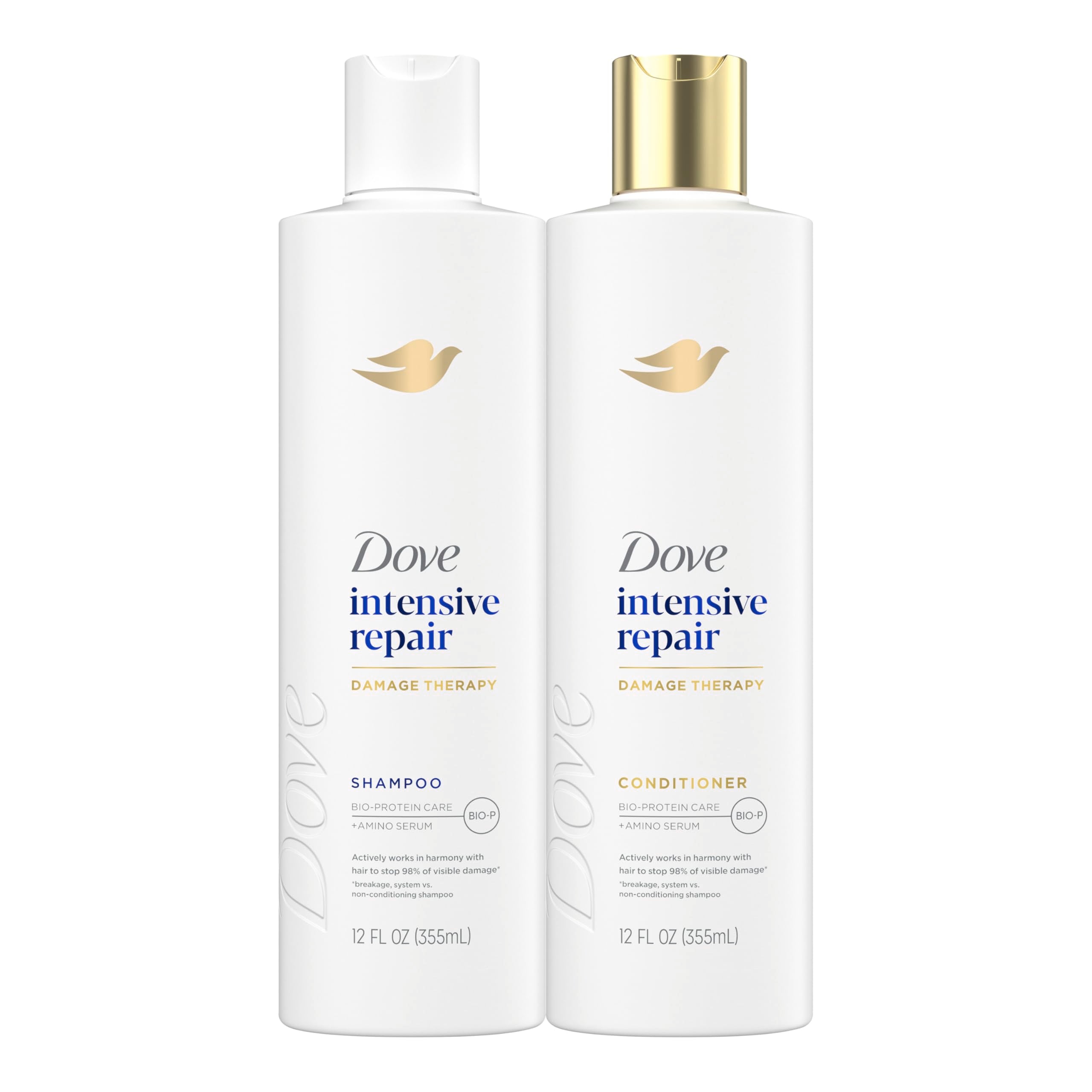 DOVE Damage Therapy Intensive Repair Set Shampoo & Conditioner  مجموعة دوف لإصلاح التلف المكثّف للشعر شامبو وبلسم