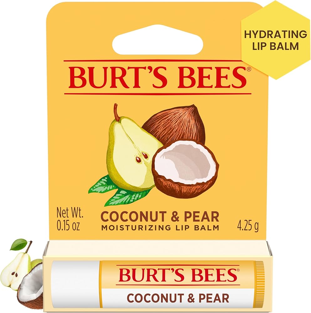 BURTS BEES Coconut & Pear Lip Balm بلسم الشفاه بجوز الهند والإجاص