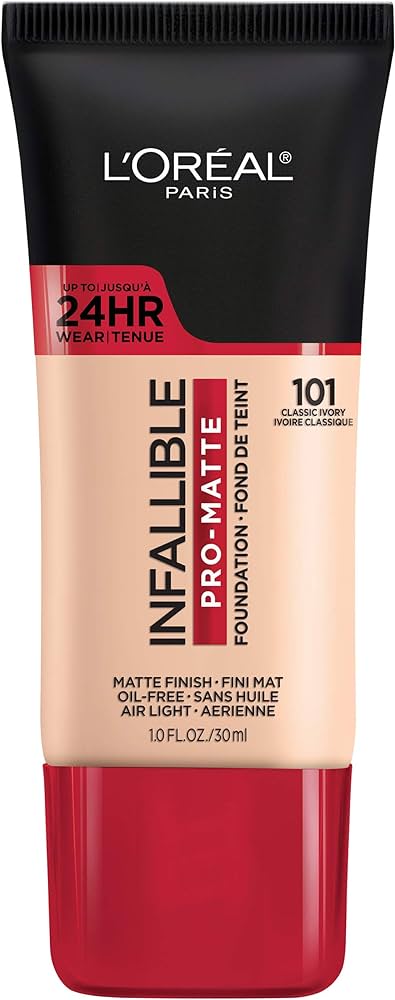 LOREAL infallible pro matt 24 hr foundation  كريم اساس مات من  لوريال