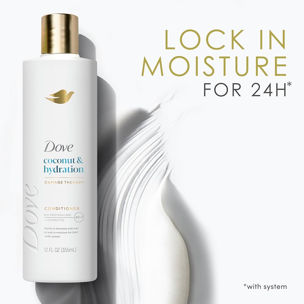 DOVE Damage Therapy Coconut & Hydration Conditioner بلسم دوف لإصلاح التلف بجوز الهند والترطيب