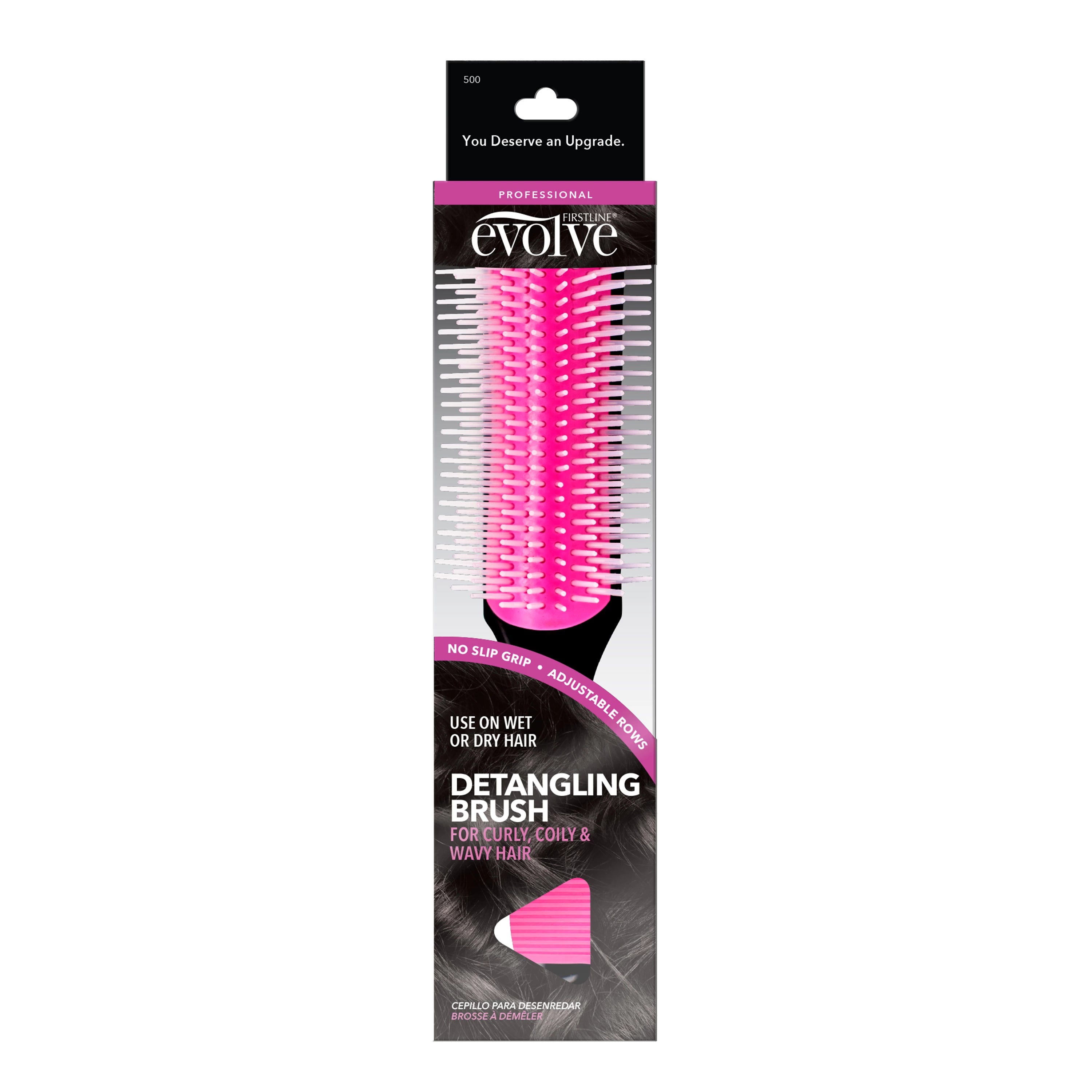 Evolve Detangling Brush - Pink فرشاة فك التشابك من ايفولف