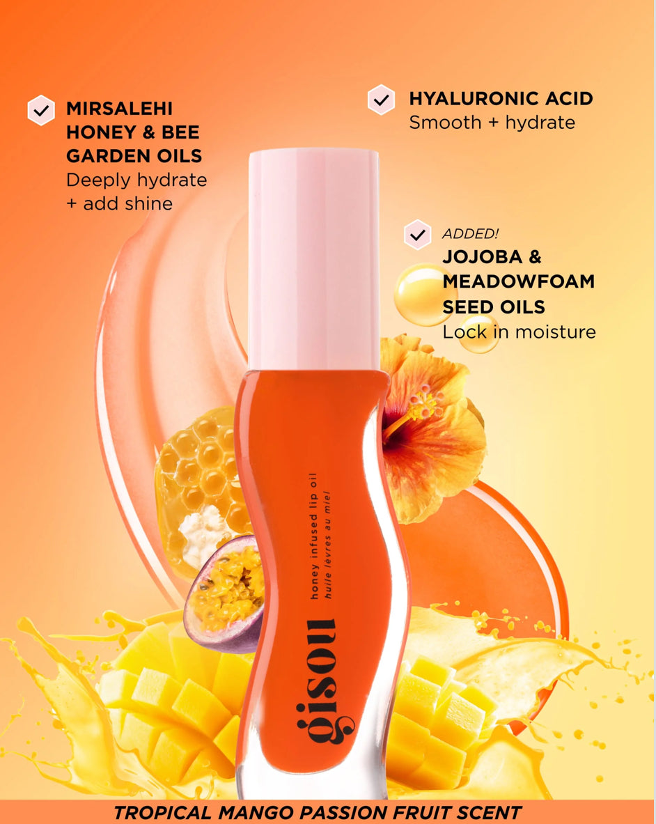 GISOU Honey Infused Lip Oil زيت الشفاه بالعسل من جيسو