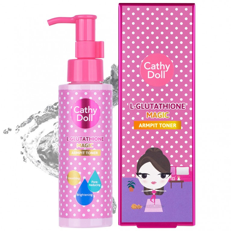 CATHY DOLL Bright & Smooth Under Arms Toner L-glutathione Magic Armpit Toner تونر تفتيح منطقة تحت الذراع بالكلوتاثيون من كاثي دول