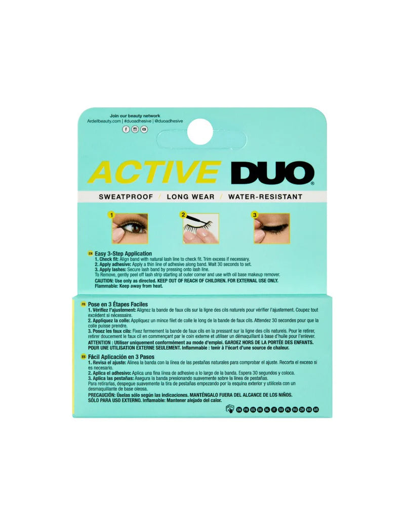DUO Active New Nouveau Nuevo Black Adhesive For Strip Lashes صمغ الرموش من ديو الاصدار الجديد