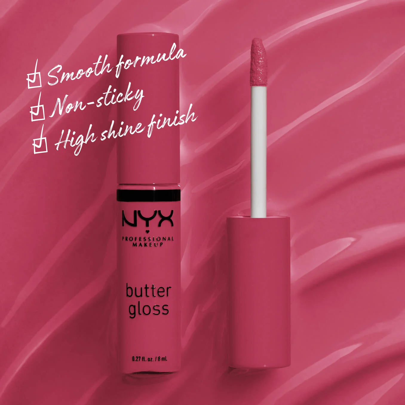 NYX Professional Makeup Butter Gloss lipstick كلوس الشفاه من نيكس