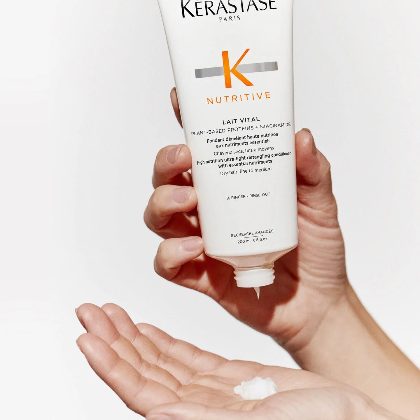 KERASTASE PARIS Nutritive Lait Vita Plant-Based Proteins + Niacinamide For Dry Hair, Fine to Medium معالج الشعر بالبروتين والنياسينمايد من كيراستاس ￼