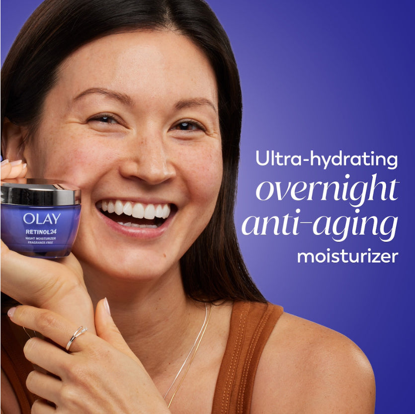 Olay Retinol 24 Night Moisturizer كريم أولاي ريتينول 24 الليلي لترطيب وتجديد البشرة