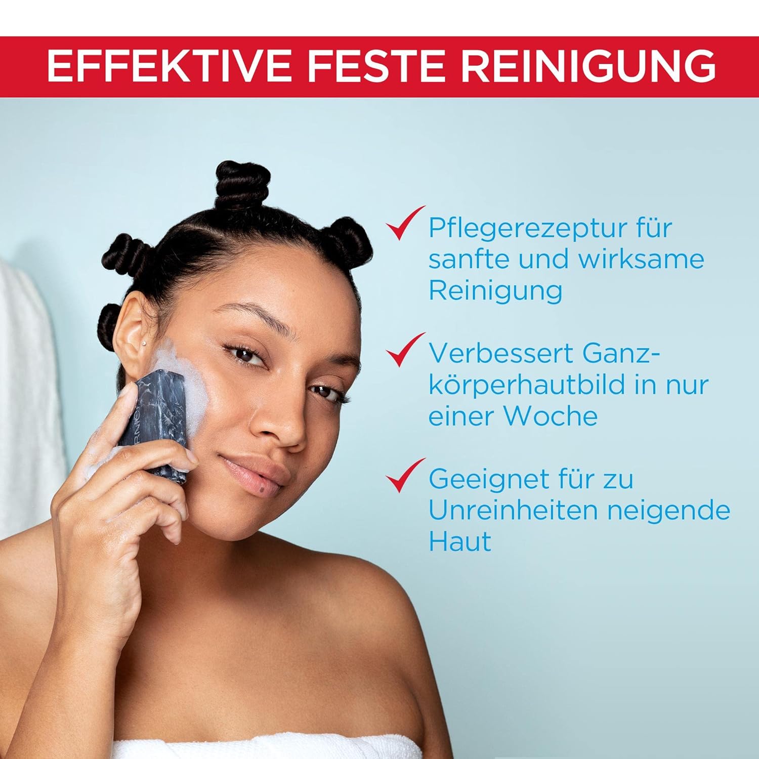 garnier skin active hautklar pure active feste reinigung mit kohle صابونة البشرة من كارنييه