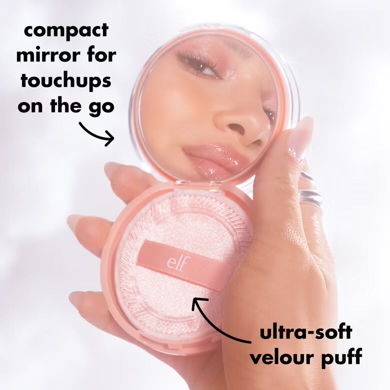 ELF Halo Glow Powder Filter بودرة التثبيت المضغوطة من ايلف