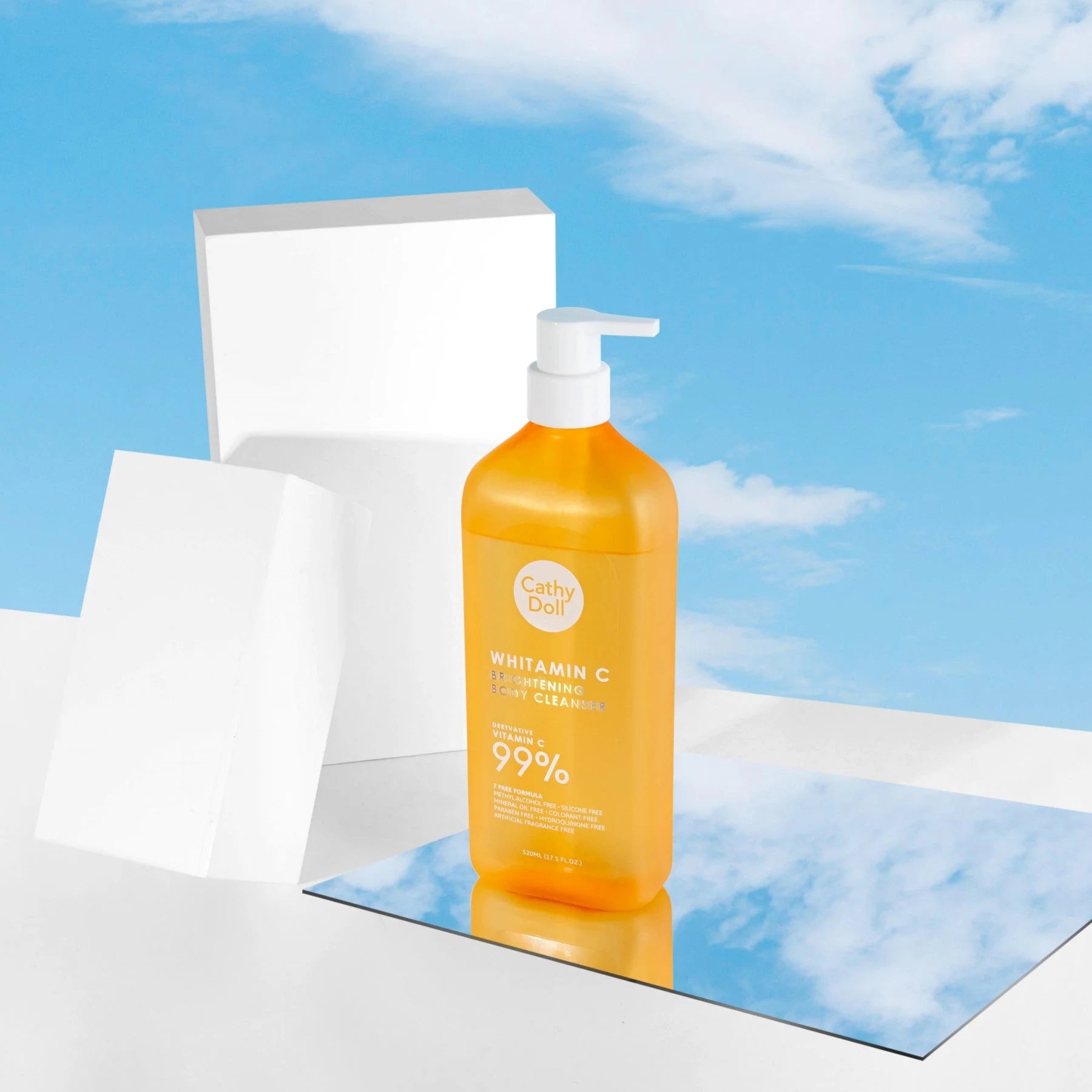 CATHY DOLL Withamin C Brightening Body Cleanser Dertvative Vitamin C 99% غسول الجسم للتفتيح بالفيتامين سي من كاثي دول