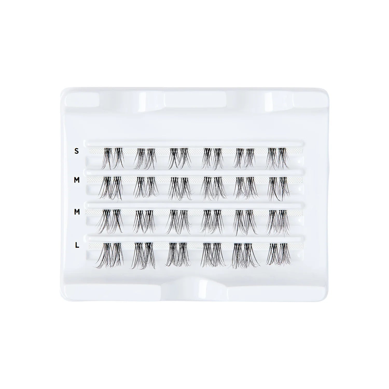 KISS Falscara Clear Band Multipack - Feathery & Wispy FMW06 رموش صناعية طرفية مع خط جفن شفاف