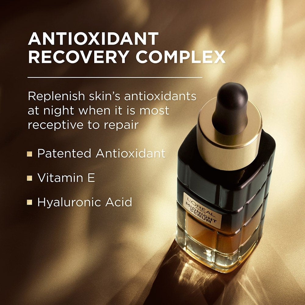 LOREAL PARIS Age Perfect Cell Renewal Midnight Serum Anti Aging Complex سيروم ليلي فاخر وخفيف على البشرة من لوريال باريس