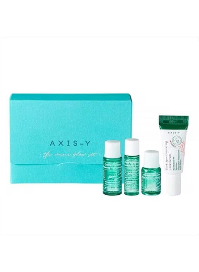 AXIS Y Mini Glow Set بكج العناية بالبشرة بالحجم الميني من اكسز واي
