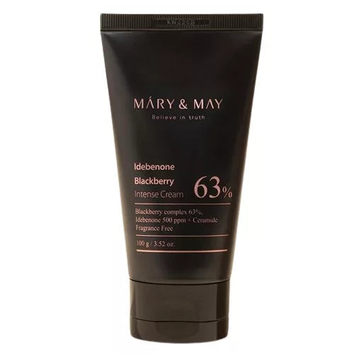 MARY & MAY Believe In Truth Idebenone BlackBerry Intense Cream كريم البشرة