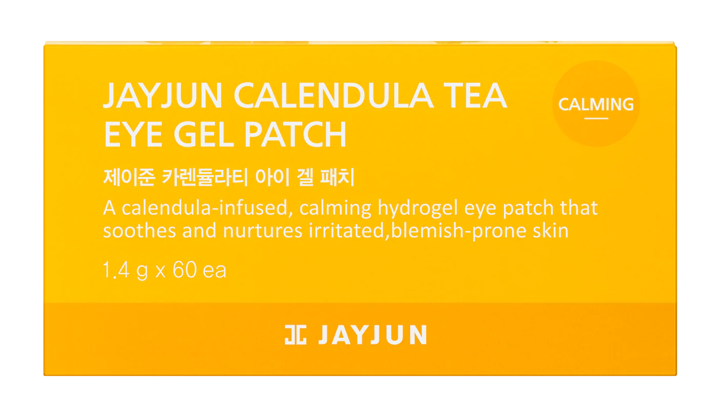 JAYJUN Cosmetic Calendula Tea Eye Gel Patch شرائح العين الهايدروجيل بمستخلص زهرة القطيفة