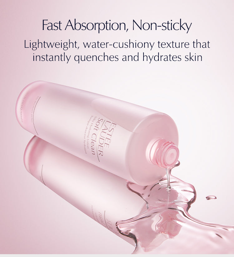 ESTEE LAUDER Soft Clean Silky Hydrating Lotion Tonique Douceur Hydratant Dry Skin تونر مرطب بقوام لوشن فاخر مرطب