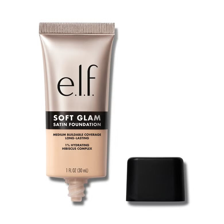 ELF Soft Glam Satin Foundation كريم الأساس إيلف تغطية متوسطة ولمسة ساتانية