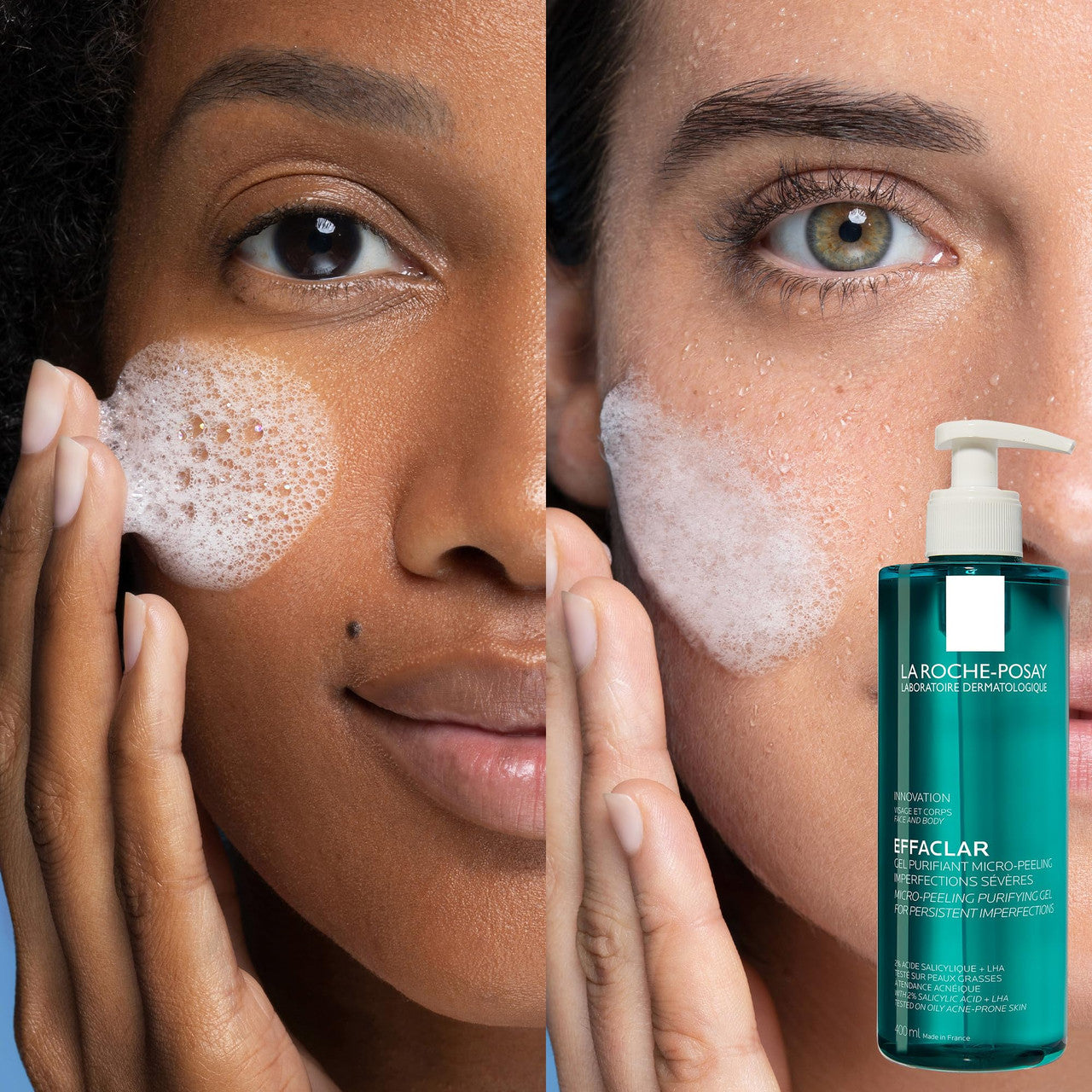 LA ROCHE POSAY Innovation face and body Effaclar Gel Purifiant Moussan ...