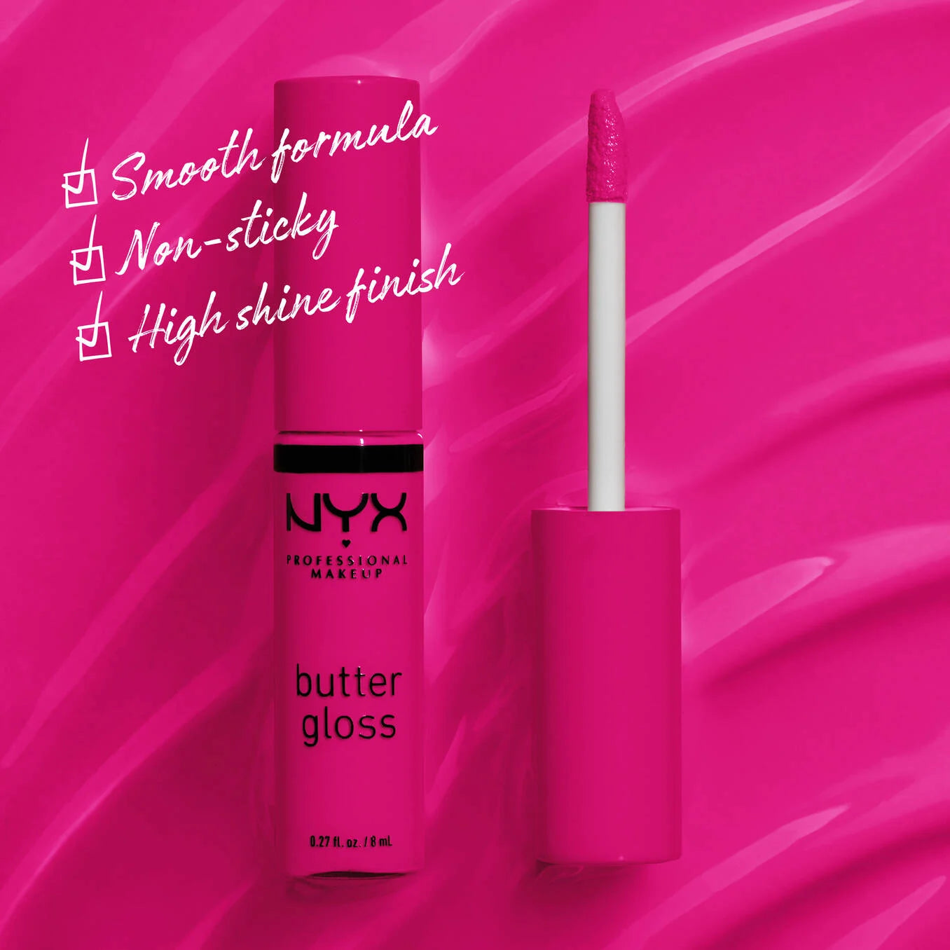 NYX Professional Makeup Butter Gloss lipstick كلوس الشفاه من نيكس