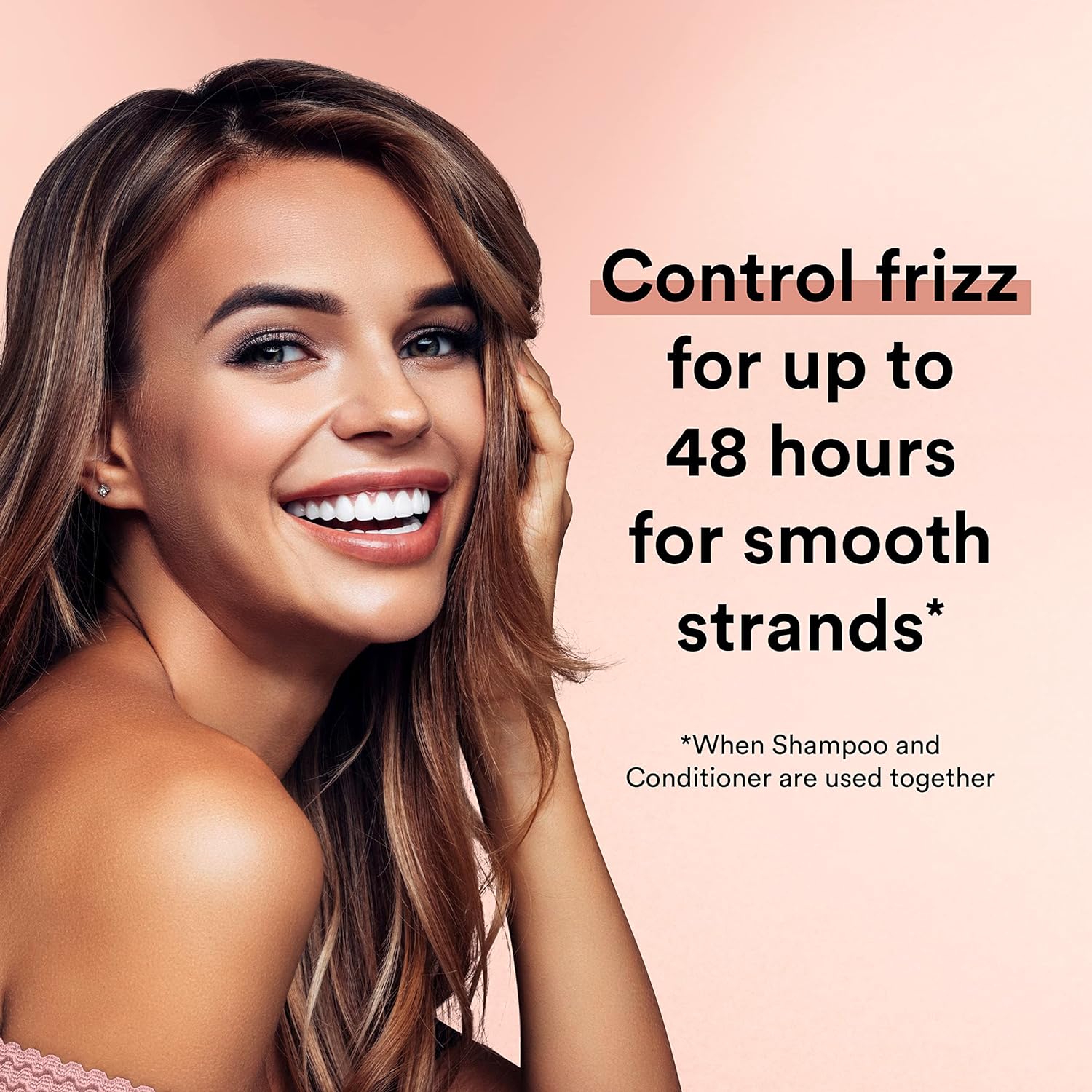 SUAVE keratin infusion frizz control for up to 48h بكج سواف بالكيراتين للعناية بالشعر والتحكم بالتطاير