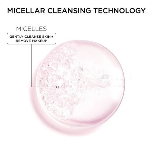 GARNIER Skin Active Micellar Cleansing Water All In 1 Cleanses + Removes Makeup + Soothes ماء الميسيلار من كارنييه